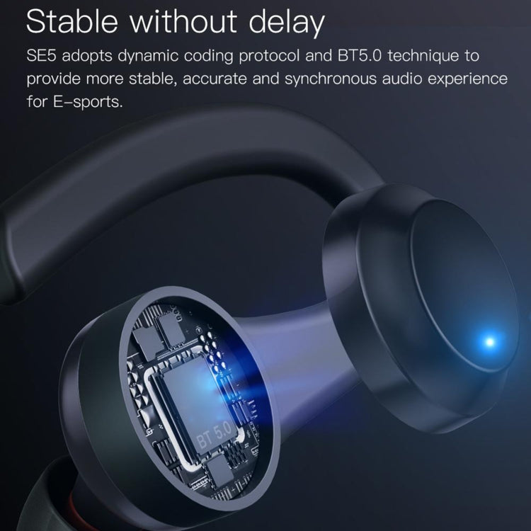 JAKCOM SE5 True Wireless Sport Bluetooth Earphone(Black) - Sport Earphone by JAKCOM | Online Shopping UK | buy2fix