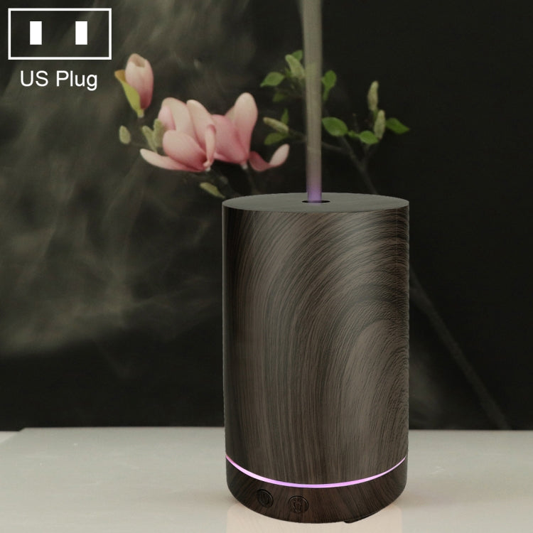 200ml Hollow-out Forest Pattern Wooden Essential Oil Aromatherapy Machine Ultrasonic Humidifier Automatic Alcohol Sprayer, Plug Specification:US Plug(Dark Brown-4) - Home & Garden by buy2fix | Online Shopping UK | buy2fix