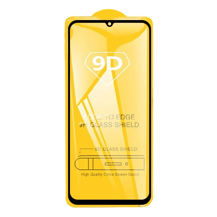 9D Full Glue Screen Tempered Glass Film For Huawei nova Y60 - Mobile Accessories by buy2fix | Online Shopping UK | buy2fix