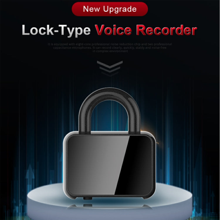 Q11 Intelligent HD Noise Reduction Lock Voice Recorder, Capacity:8GB(Black) - Security by buy2fix | Online Shopping UK | buy2fix