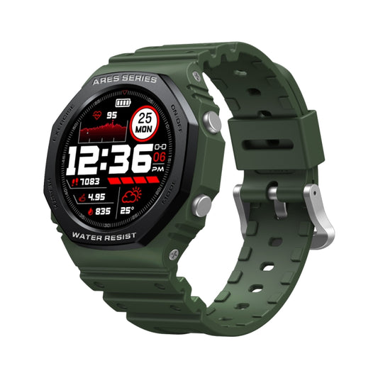 Zeblaze Ares 2 1.09 inch Color Touch Screen 5ATM Waterproof Smart Watch, Support Sleep Monitoring / Heart Rate Monitoring / Blood Pressure Monitoring / Multi-sports Mode(Green) - Smart Watches by Zeblaze | Online Shopping UK | buy2fix