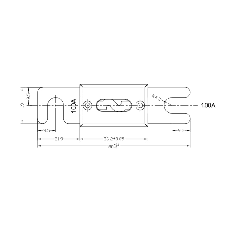 A6802 Car ANL Fuse Holder with 100A / 300A Fuse - In Car by buy2fix | Online Shopping UK | buy2fix