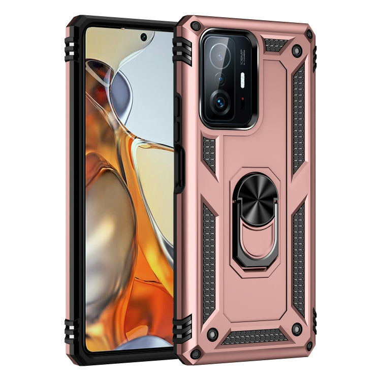 For Xiaomi 11T Pro Shockproof TPU + PC Phone Case(Rose Gold) - Xiaomi Accessories by buy2fix | Online Shopping UK | buy2fix