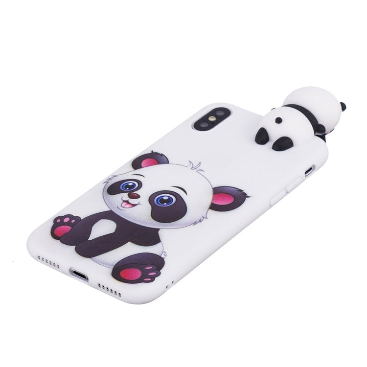 For iPhone X / XS Shockproof Cartoon TPU Protective Case(Panda) - More iPhone Cases by buy2fix | Online Shopping UK | buy2fix