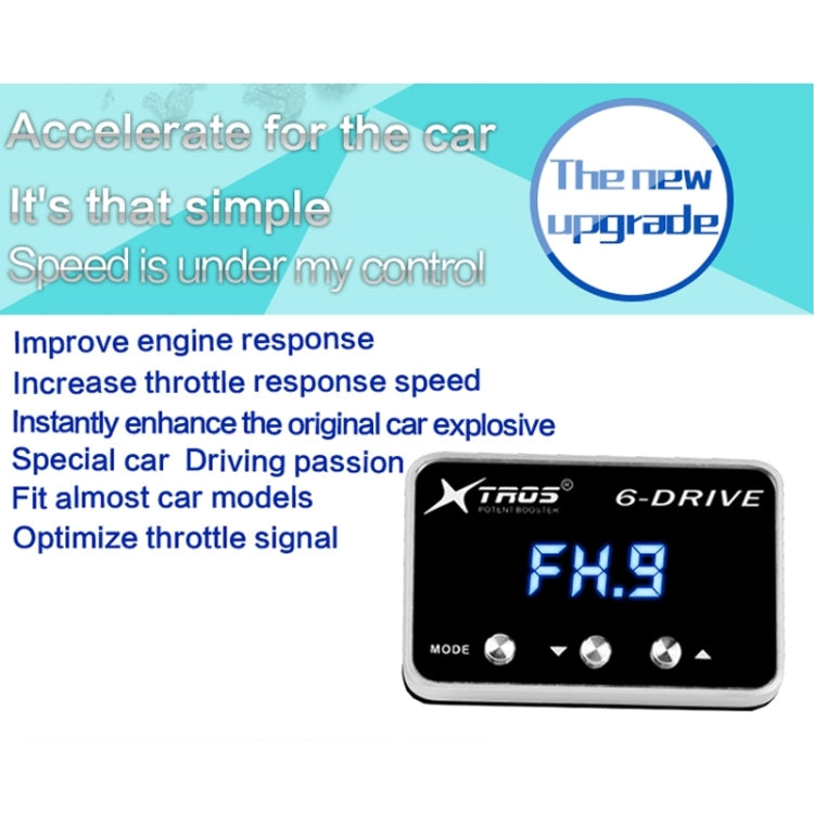 For Ford Everest 2015-2020 TROS TS-6Drive Potent Booster Electronic Throttle Controller - In Car by TROS | Online Shopping UK | buy2fix