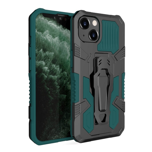 For iPhone 13 Pro Max Machine Armor Warrior PC + TPU Phone Case (Green) - iPhone 13 Pro Max Cases by buy2fix | Online Shopping UK | buy2fix