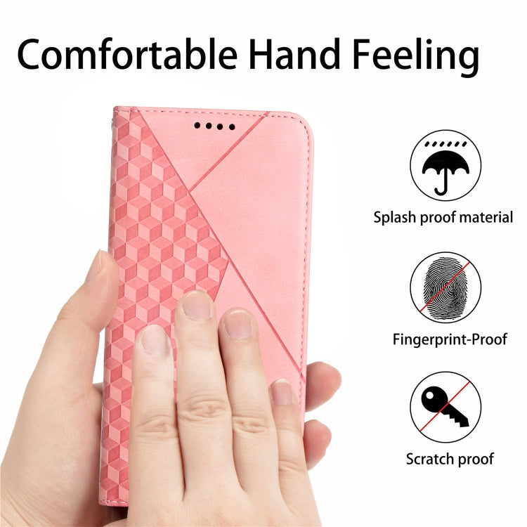 For Motorola Edge 20 Lite Skin Feel Magnetic Leather Phone Case(Rose Gold) - Motorola Cases by buy2fix | Online Shopping UK | buy2fix