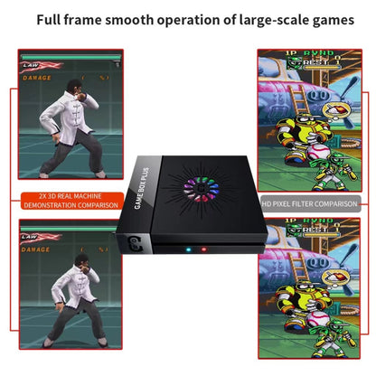 X6 Game Box 4K Video Games Console Magic Box with 2.4GHz Controller, Capacity:128GB(US Plug) - Pocket Console by buy2fix | Online Shopping UK | buy2fix