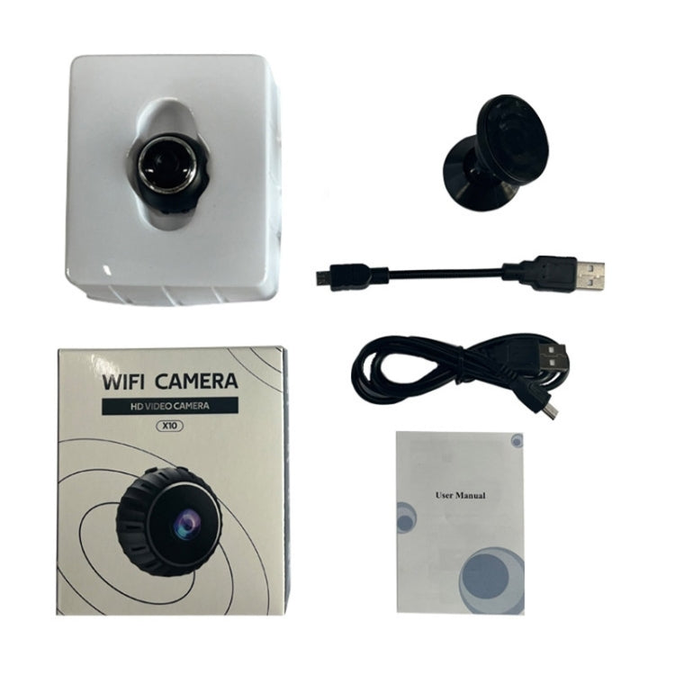 X10 HD Infrared Night Vision Mini WiFi Camera With Base(Black) - Security by buy2fix | Online Shopping UK | buy2fix