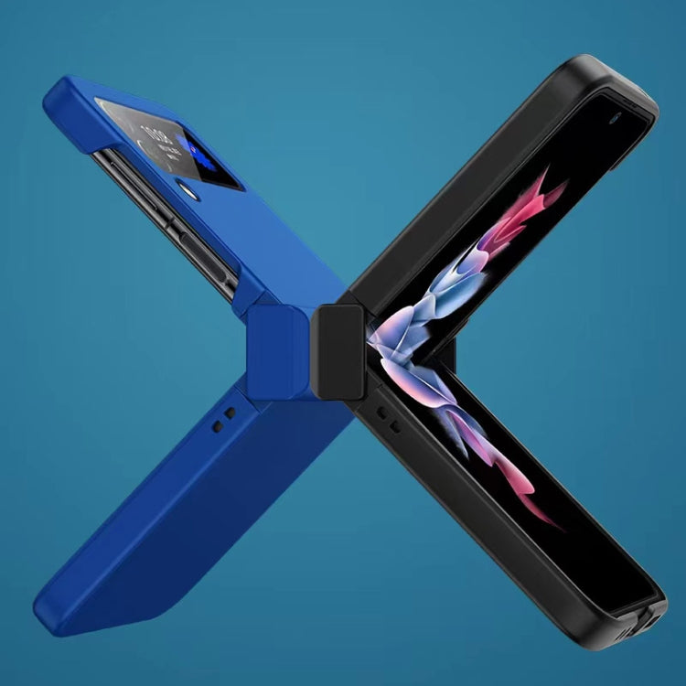 For Samsung Galaxy Z Flip3 5G PC Skin Feel Folding Phone Case(Black) - Samsung Accessories by buy2fix | Online Shopping UK | buy2fix