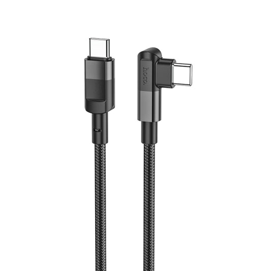 hoco U108 100W USB-C / Type-C to USB-C / Type-C PD Charging Data Cable, Cable Length:2m(Black) -  by hoco | Online Shopping UK | buy2fix