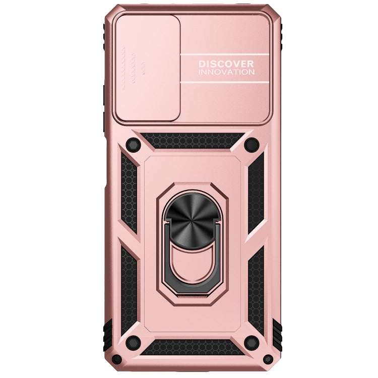 For Xiaomi Redmi Note 11 Pro Global Sliding Camshield Holder Phone Case(Rose Gold) - Xiaomi Accessories by buy2fix | Online Shopping UK | buy2fix