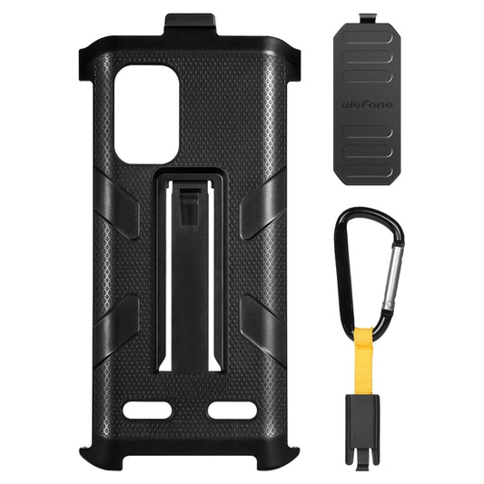 For Ulefone Armor X10 Pro Ulefone Back Clip Phone Case with Carabiner(Black) - Ulefone Cases by Ulefone | Online Shopping UK | buy2fix