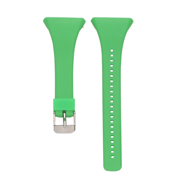 For POLAR FT4 & FT7 Silicone Watch Band(Green) - Smart Wear by buy2fix | Online Shopping UK | buy2fix