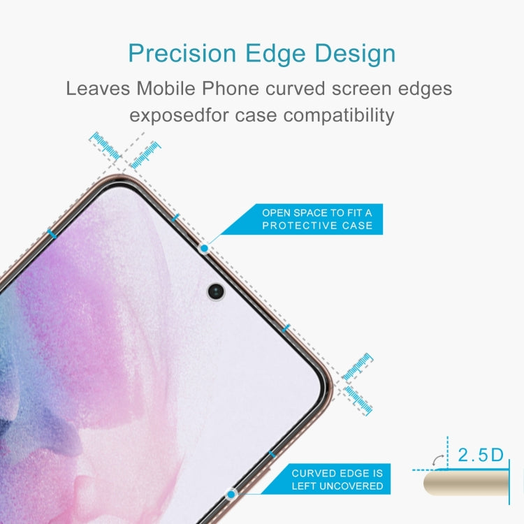 50 PCS 0.18mm 9H 2.5D Tempered Glass Fingerprint Unlock Film For Samsung Galaxy S21+ 5G - Galaxy S21+ 5G Cases by buy2fix | Online Shopping UK | buy2fix