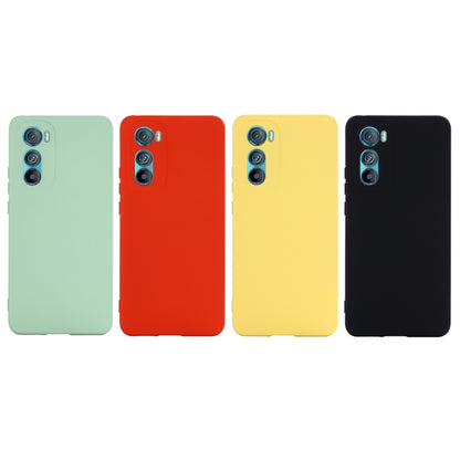 For Motorola Edge 30 Pure Color Liquid Silicone Shockproof Phone Case(Green) - Mobile Accessories by buy2fix | Online Shopping UK | buy2fix