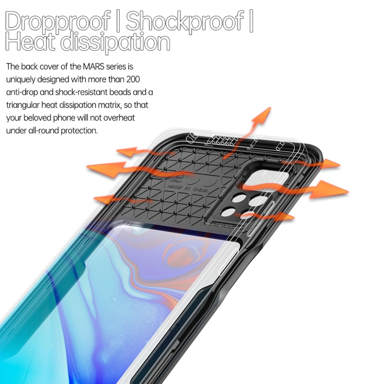 For Xiaomi Redmi Note 11 Pro Global RedPepper TPU + PC + PET Waterproof Shockproof Phone Case(Black) - Redmi Note 11 Pro Case by RedPepper | Online Shopping UK | buy2fix