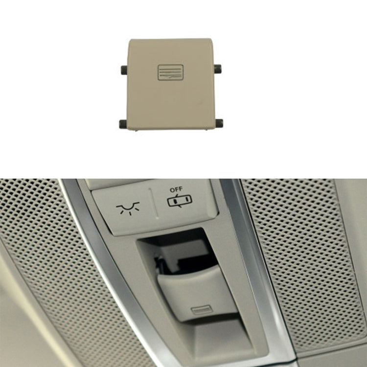 Car Dome Light Button Sunroof Window Switch Button for Mercedes-Benz W166 / W292 2012-, Left Driving, Style:Flat(Beige) - In Car by buy2fix | Online Shopping UK | buy2fix
