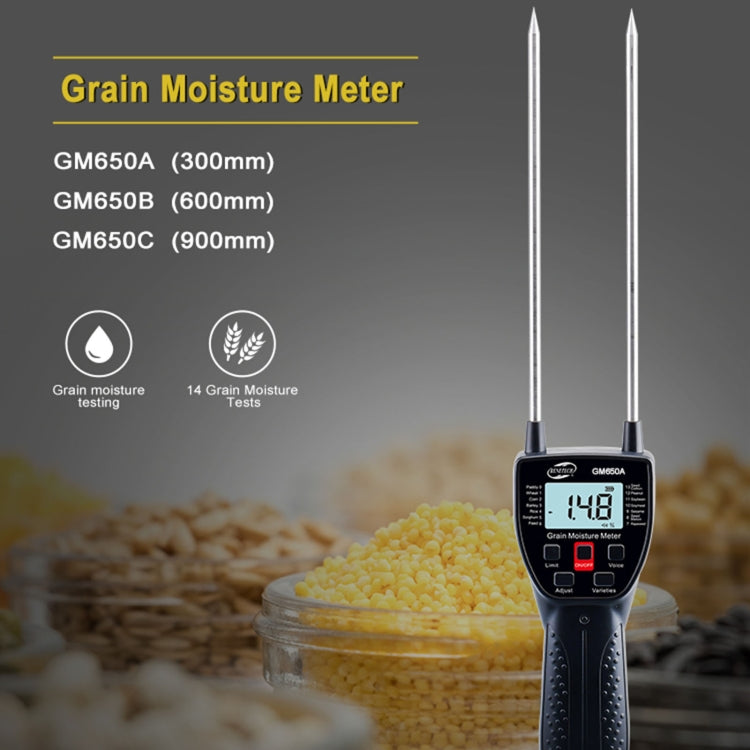 BENETECH GM650A Grain Moisture Meter, Battery Not Included -  by buy2fix | Online Shopping UK | buy2fix