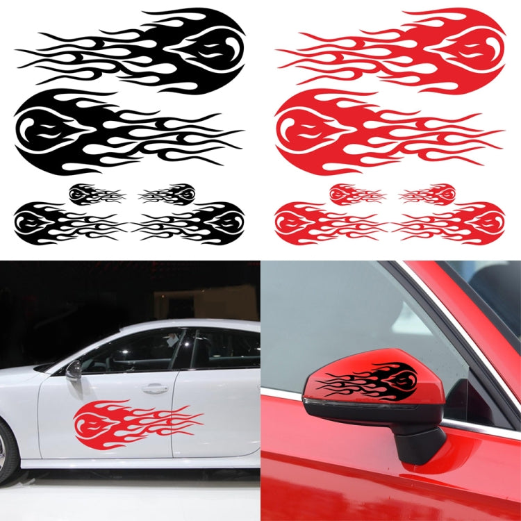 D-451 Car Modified Side Door Front Rear Bumpers Rearview Mirror Decorative Sticker(Yellow) - In Car by buy2fix | Online Shopping UK | buy2fix