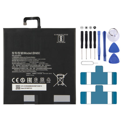 BN60 6000mAh For Xiaomi Mi Pad 4 Li-Polymer Battery Replacement - For Xiaomi by buy2fix | Online Shopping UK | buy2fix