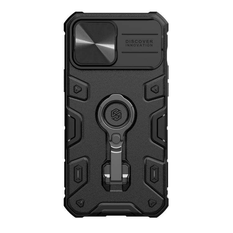 For iPhone 13 Pro Max NILLKIN CamShield Armor Pro Magnetic Phone Case (Black) - iPhone 13 Pro Max Cases by NILLKIN | Online Shopping UK | buy2fix