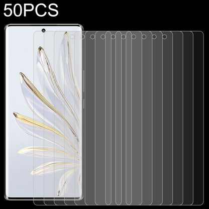 50 PCS 0.26mm 9H 2.5D Tempered Glass Film For Honor 70 SE - Honor Tempered Glass by buy2fix | Online Shopping UK | buy2fix