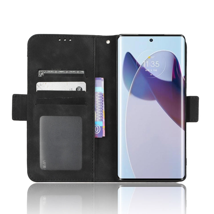 For Motorola Moto X30 Pro 5G / Edge 30 Ultra Skin Feel Calf Texture Card Slots Leather Phone Case(Black) - Motorola Cases by buy2fix | Online Shopping UK | buy2fix