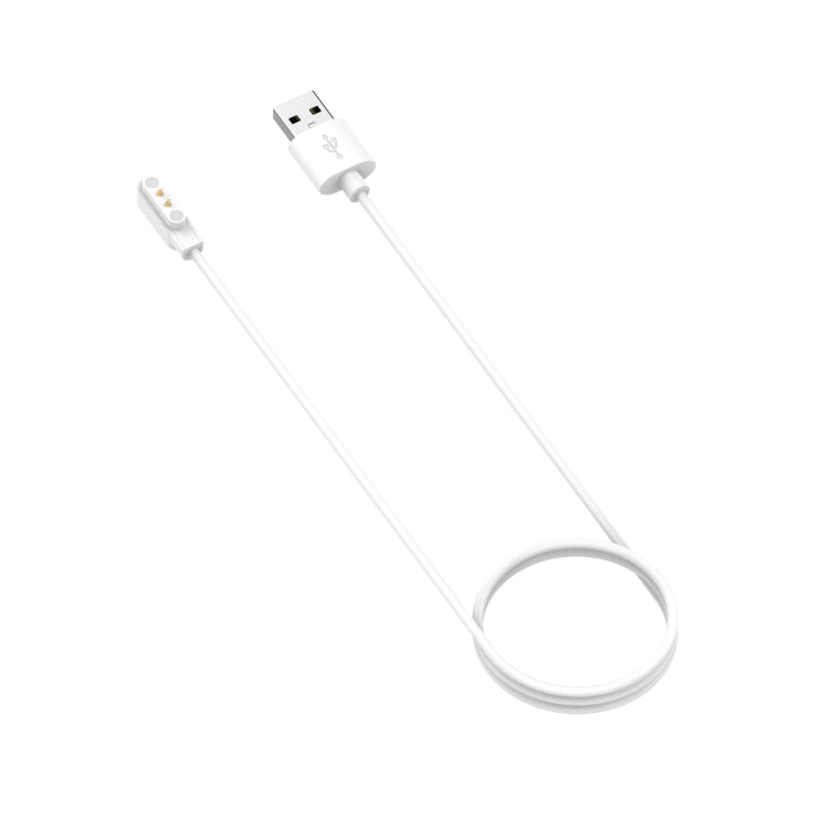 For Realme Watch 3 Magnetic Cradle Charger USB Charging Cable, Lenght: 1m(White) - Smart Wear by buy2fix | Online Shopping UK | buy2fix