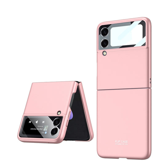 For Samsung Galaxy Z Flip4 GKK Integrated Ultra-thin Full Coverage Phone Case(Pink) - Galaxy Z Flip4 5G Cases by GKK | Online Shopping UK | buy2fix