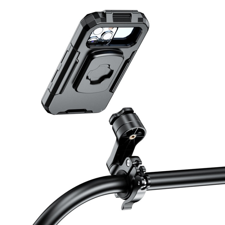 M18S-QD Motorcycle / Bicycle Waterproof Quick Release Mobile Phone Holder - In Car by buy2fix | Online Shopping UK | buy2fix