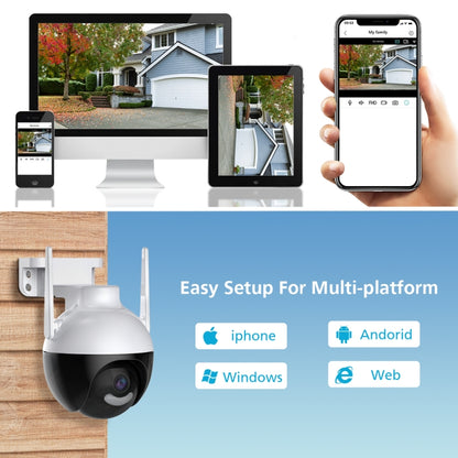 QX62 4MP HD Wireless WiFi Smart Surveillance Camera, Specification:UK Plug - Security by buy2fix | Online Shopping UK | buy2fix
