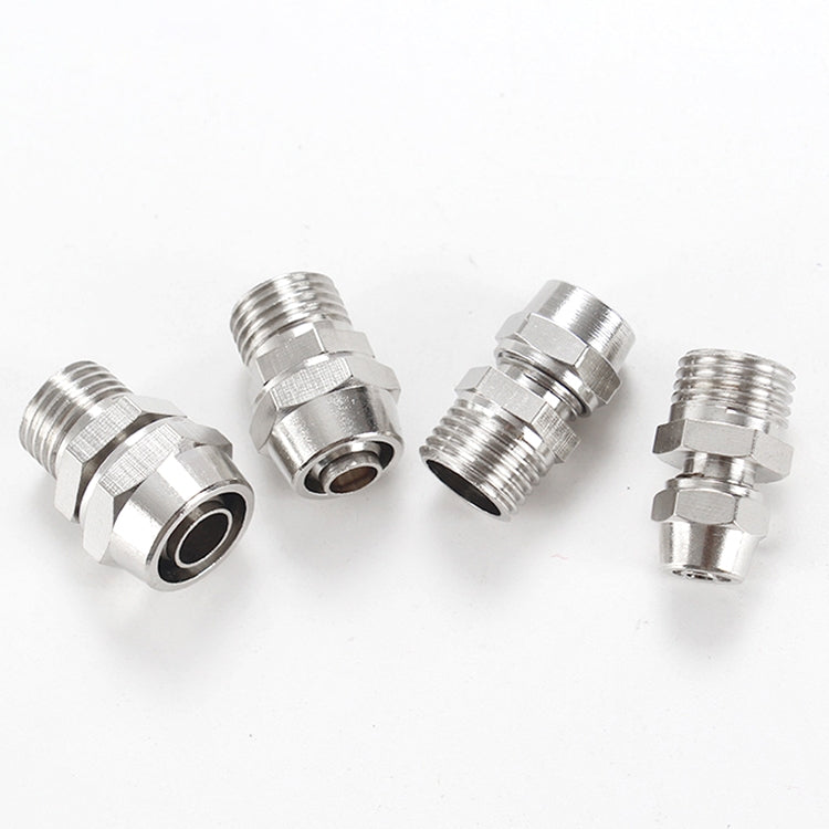 PC16-04 LAIZE Nickel Plated Copper Pneumatic Quick Fitting Connector -  by LAIZE | Online Shopping UK | buy2fix