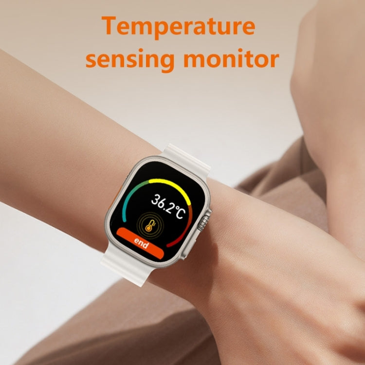 WS8 Pro 2.0 inch IPS Full Touch Screen Smart Watch, IP67 Waterproof Support Heart Rate & Blood Oxygen Monitoring / Sports Modes(Blue) - Smart Wear by buy2fix | Online Shopping UK | buy2fix
