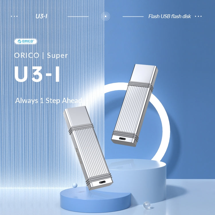ORICO 64GB Type-C USB3.2 Gen1 USB Flash Drive, Read 260MB/s, Write 50MB/s (Silver) - USB Flash Drives by ORICO | Online Shopping UK | buy2fix