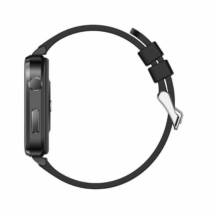 F100 1.7 inch HD Square Screen TPU Strap Smart Watch Supports Body Temperature Monitoring/Blood Oxygen Monitoring(Black) - Smart Wear by buy2fix | Online Shopping UK | buy2fix