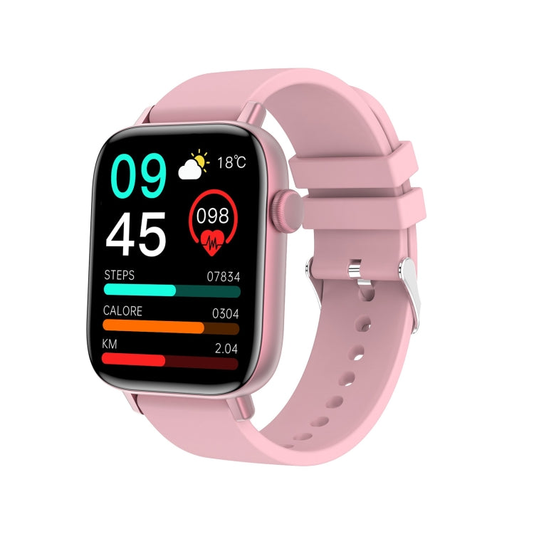 T49 1.9 inch HD Square Screen Smart Watch Supports Heart Rate Monitoring/Bluetooth Calling(Pink) - Smart Wear by buy2fix | Online Shopping UK | buy2fix