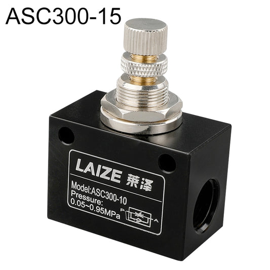 LAIZE Pneumatic Speed Regulating One-way Throttle Valve, Specification:ASC300-15 DN15mm -  by LAIZE | Online Shopping UK | buy2fix