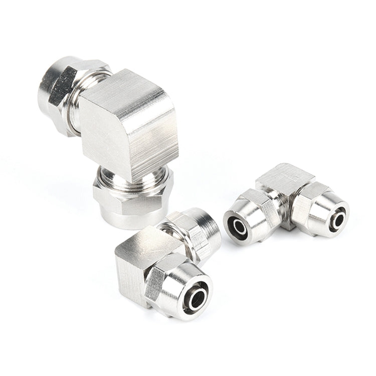 PV-12 LAIZE Nickel Plated Copper Elbow Pneumatic Quick Connector -  by LAIZE | Online Shopping UK | buy2fix