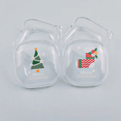 For Samsung Galaxy Buds Live Christmas Transparent TPU Earphone Case(Ragdoll) - Samsung Earphone Case by buy2fix | Online Shopping UK | buy2fix