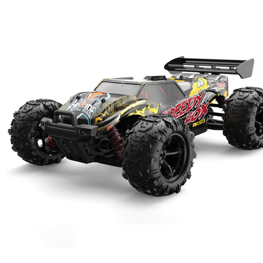 9307E 1:18 Full Scale Remote Control 4WD High Speed Car(Black Yellow) - RC Cars by buy2fix | Online Shopping UK | buy2fix