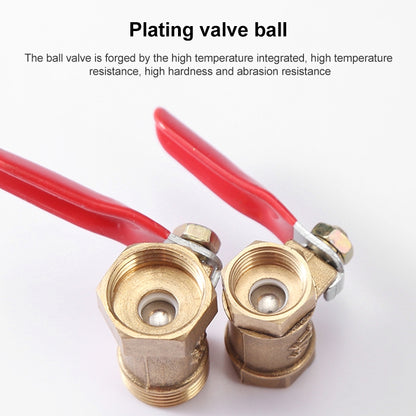 LAIZE Pneumatic Hose Connector Copper Ball Valve, Specification:Double Inside 1 1/8 inch -  by LAIZE | Online Shopping UK | buy2fix