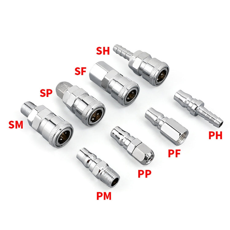 LAIZE SP+PP-20 10pcs C-type Self-lock Air Tube Pneumatic Quick Fitting Connector -  by LAIZE | Online Shopping UK | buy2fix