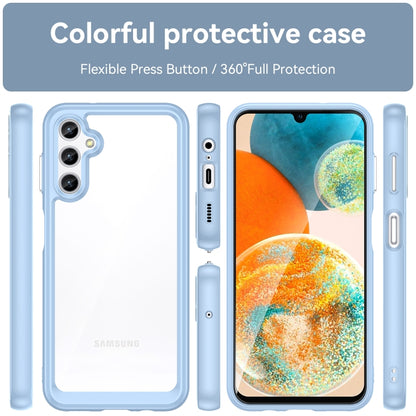 For Samsung Galaxy A14 5G Colorful Series Acrylic + TPU Phone Case(Blue) - Galaxy Phone Cases by buy2fix | Online Shopping UK | buy2fix