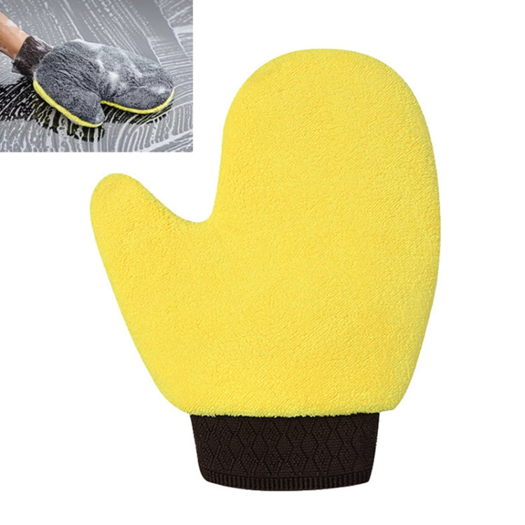 Soft Coral Fleece Motorcycle Car Cleaning Gloves - In Car by buy2fix | Online Shopping UK | buy2fix