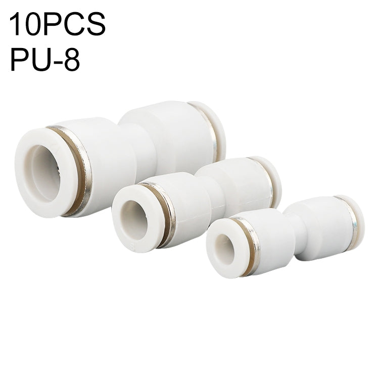 PU-8 LAIZE 10pcs PU Straight Pneumatic Quick Fitting Connector -  by LAIZE | Online Shopping UK | buy2fix