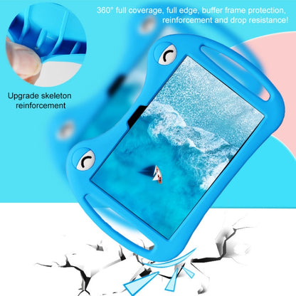 For TCL Tab 10 5G Cartoon Silicone Shockproof Protective Tablet Case with Stand & Pen Slot(Blue) - Others by buy2fix | Online Shopping UK | buy2fix