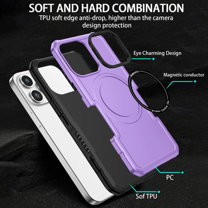 For Samsung Galaxy S23+ 5G MagSafe Shockproof Armor Phone Case(Purple) - Galaxy S23+ 5G Cases by buy2fix | Online Shopping UK | buy2fix