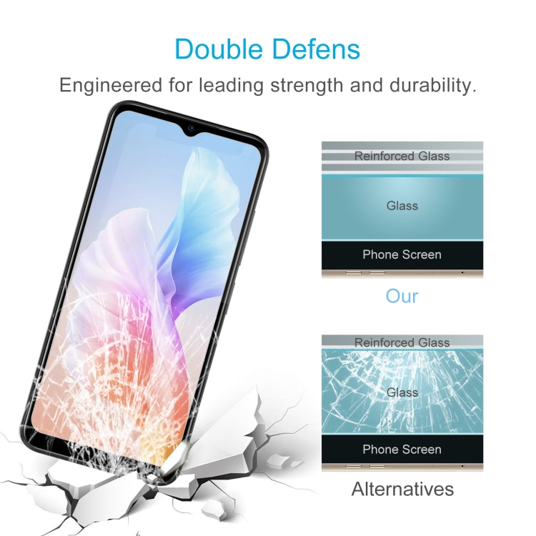 For DOOGEE X98 Pro 50pcs 0.26mm 9H 2.5D Tempered Glass Film - For Doogee by buy2fix | Online Shopping UK | buy2fix