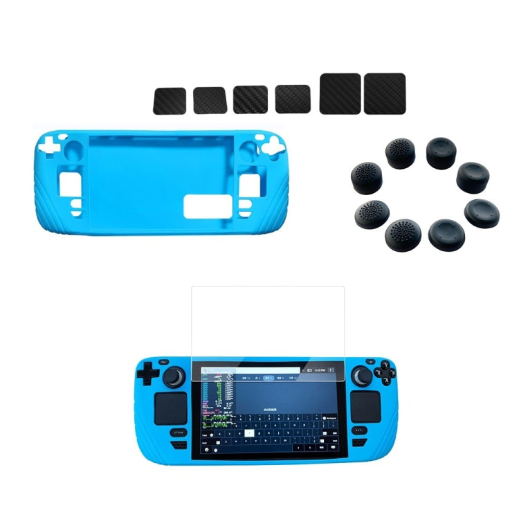 For Steam Deck Shockproof Silicone Game Console Protective Case(Blue) - Accessories by buy2fix | Online Shopping UK | buy2fix